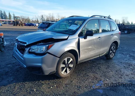2017 Subaru Forester 2.5I from USA, damaged, VIN JF2SJABC7HH807911